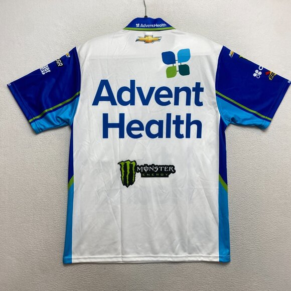 Ganassi Nascar Racing Shirt Mens M Advent Health Apparel Baseball Jersey Sparco - Picture 8 of 11